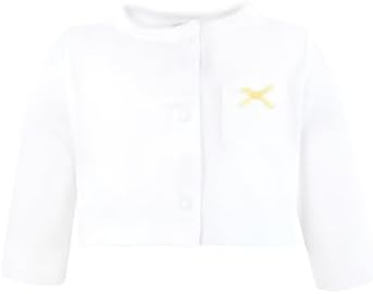 Hudson Baby Infant and Toddler Girls Cotton Dress and Cardigan Set - Image 5