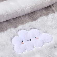 CREVENT 2Pcs 30''X40'' Cute Cozy Fluffy Warm Baby Blankets - Image 4