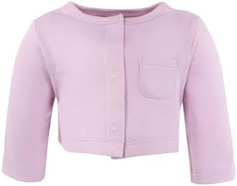 Hudson Baby Infant and Toddler Girls Cotton Dress and Cardigan Set - Image 5
