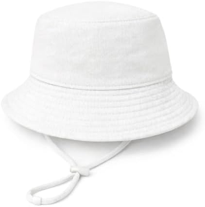 Baby Sun Hat Infant Toddler Summer Cotton Yarn Beach Bucket Hat by DANMY