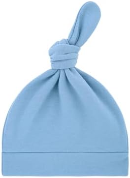 LAWKUL Cotton Baby Newborn Hats Set, 3 Pack, 0-6 Months - Image 7