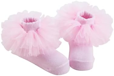 PrinceSasa Little Baby Girl Princess Lace Ruffles Socks Set - Image 5
