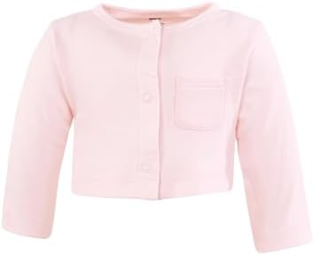 Hudson Baby Infant and Toddler Girls Cotton Dress and Cardigan Set - Image 5