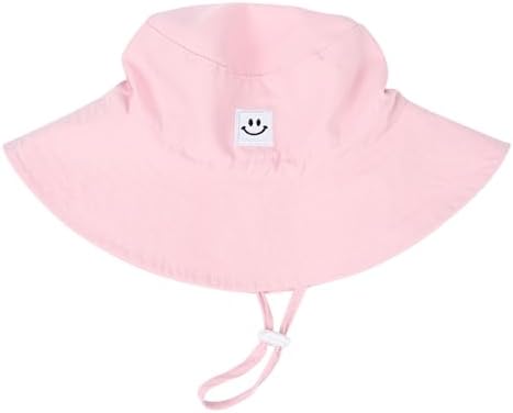 Baby Toddler Sun Hat, Kids Summer UPF 50+ Foldable Beach Bucket Hat by Bucaum