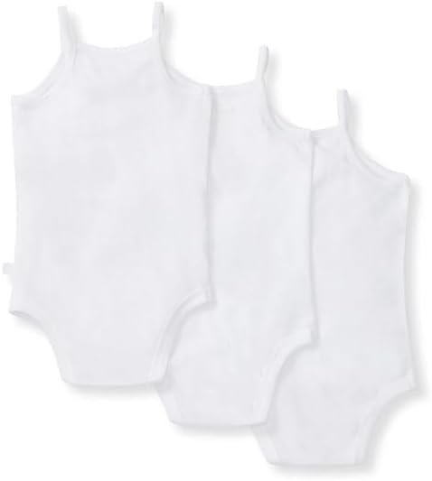 Burt's Bees Baby Girls' One-Piece Organic Cotton Camisole Bodysuits - Image 7