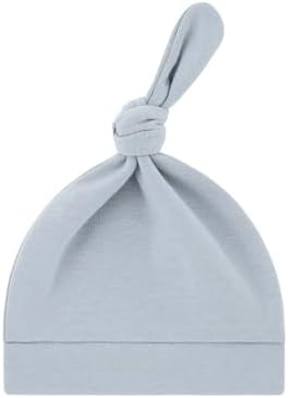 LAWKUL Cotton Baby Newborn Hats Set, 3 Pack, 0-6 Months - Image 7