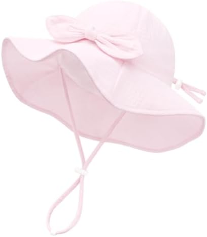 Baby Sun Hat Infant Toddler Girl Kids Sun Protection Beach Bucket Hats by DANMY