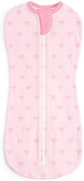 Baby Swaddle 0-2 Months, Cotton Arm-In Zipper Sleep Sack, Wearable Blankets Wrap by SANDJEST