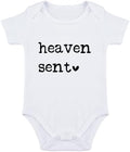 Heaven Sent Baby Bodysuit Religious Pregnancy Announcement Baby Romper Unisex by Unknown