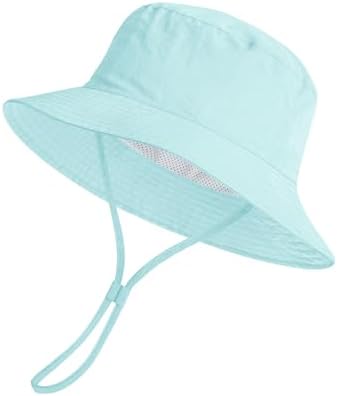 Toddler Bucket Hats UPF 50+ Baby Sun Hat Adjustable Kids Sun Protection Summer by MACOWCF