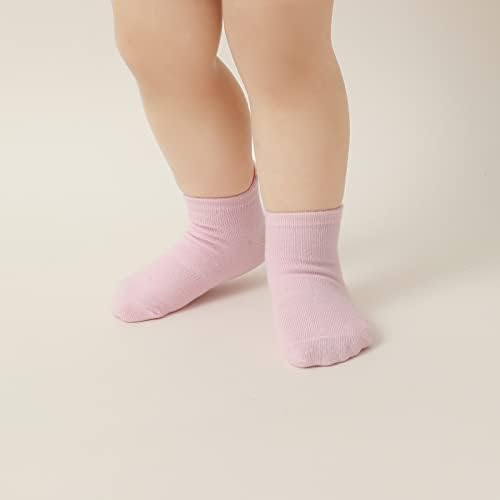 Aroveea Toddler Socks Non Slip Grip Ankle Baby 12 Pack - Image 6