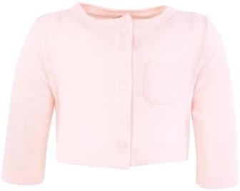 Hudson Baby Infant and Toddler Girls Cotton Dress and Cardigan Set - Image 5