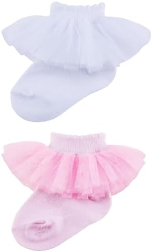 PrinceSasa Little Baby Girl Princess Lace Ruffles Socks Set - Image 2