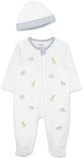 Little Me Footie Pajamas Cotton Baby Sleepwear Boys and Girls Footed Sleeper by LittleMeChildrensApparel