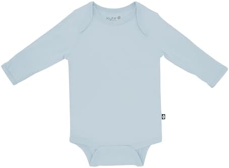 KYTE BABY Soft Bamboo from Rayon Long Sleeve Unisex Bodysuit, 0-24 Months by KYTEBABY