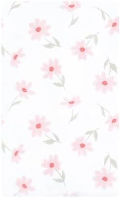 Luvable Friends Hudson Baby Flannel Burp Cloths 10pk, Sweet Honeycomb Pink - Image 2
