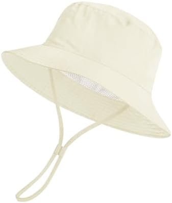 Toddler Bucket Hats UPF 50+ Baby Sun Hat Adjustable Kids Sun Protection Summer by MACOWCF