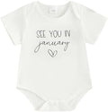 woshilaocai Baby Announcement Bodysuit Pregnancy Reveal by woshilaocai