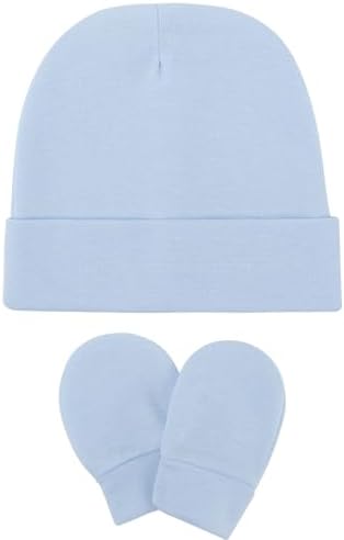 Newborn Baby Hats and Mittens Set Infant Beanie Cap Toddler Gloves Newborn - Image 5