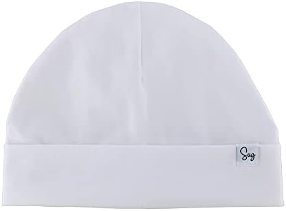 Jersey Beanie Hat for Newborn Baby Boys Girls Silky Satin Lined Hats Bonnet by Sugarmelon