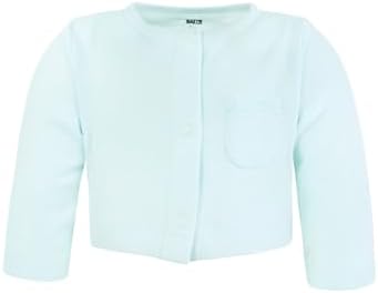 Hudson Baby Infant and Toddler Girls Cotton Dress and Cardigan Set - Image 5
