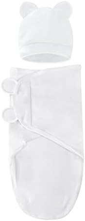 Baby Swaddle Sleep Sacks with Hats by Fecawd