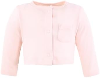 Hudson Baby Infant and Toddler Girls Cotton Dress and Cardigan Set - Image 5