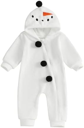 Fall Baby Clothes Newborn Boy Girl Hoodie Romper Long Sleeve Jumpsuit Winter by LedyChampswiinToddlerBaby