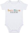 Besties Just Like Our Moms Baby Bodysuit Best Friend Baby Bodysuit Mom Besties by Unknown