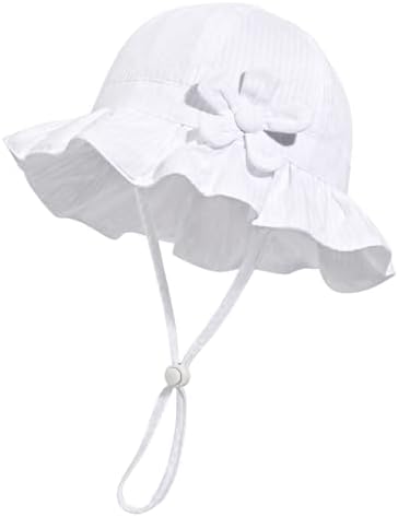 Baby Girl Wide Brim Bucket Hats by DANMY