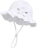 Baby Girl Wide Brim Bucket Hats by DANMY
