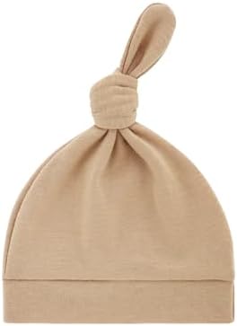 LAWKUL Cotton Baby Newborn Hats Set, 3 Pack, 0-6 Months - Image 7