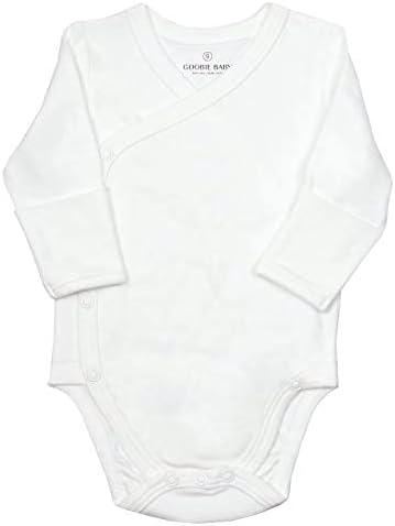 Baby Side Snap Kimono Bodysuit Set, Mitten Cuffs, 100% Cotton, Boy Girl - Image 8