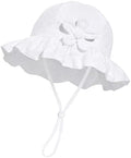 Baby Girl Wide Brim Bucket Hats by DANMY