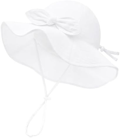 Baby Sun Hat Infant Toddler Girl Kids Sun Protection Beach Bucket Hats by DANMY