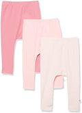 HonestBaby Unisex-Baby Multipack Harem Pants Roomy Fit Pull on Bottoms 100% by HonestBaby