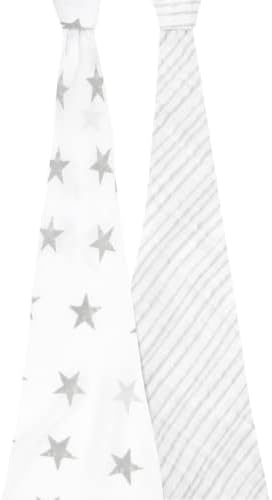 aden + anais Swaddle Blanket, Boutique Muslin Blankets - Image 2