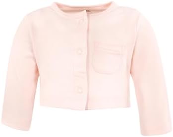 Hudson Baby Infant and Toddler Girls Cotton Dress and Cardigan Set - Image 5