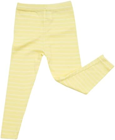 AVAUMA Stripe Pattern Baby Boys Girls Pajama Set Kids Toddler Snug fit Ribbed - Image 5