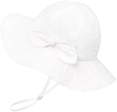 Baby Girl Sun Hat Kids Summer Beach Wide Brim Hats Toddler Bucket Hat by Weradau