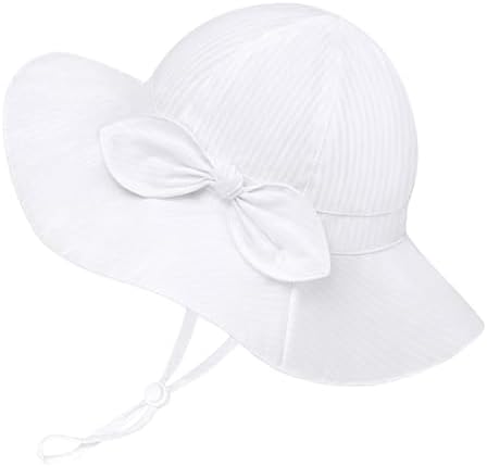 Baby Girl Sun Hat Kids Summer Beach Wide Brim Hats Toddler Bucket Hat by Weradau
