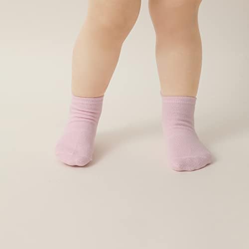 Aroveea Toddler Socks Non Slip Grip Ankle Baby 12 Pack - Image 6