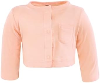 Hudson Baby Infant and Toddler Girls Cotton Dress and Cardigan Set - Image 5