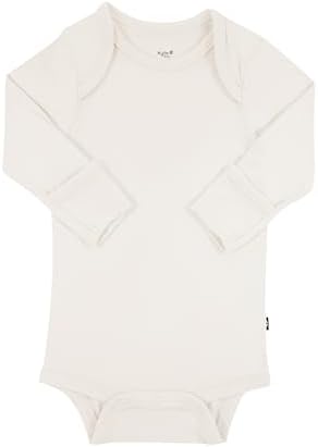 KYTE BABY Soft Bamboo from Rayon Long Sleeve Unisex Bodysuit, 0-24 Months - Image 4