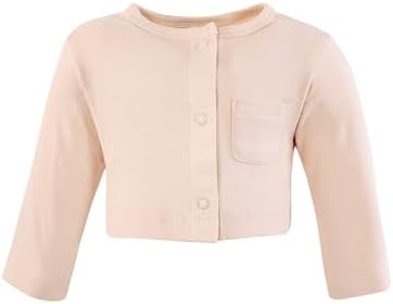 Hudson Baby Infant and Toddler Girls Cotton Dress and Cardigan Set - Image 5