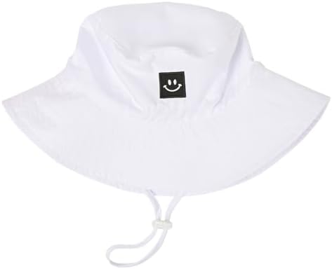Baby Toddler Sun Hat, Kids Summer UPF 50+ Foldable Beach Bucket Hat by Bucaum