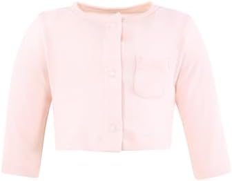 Hudson Baby Infant and Toddler Girls Cotton Dress and Cardigan Set - Image 5