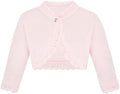 Lilax Little Girls' Knit Long Sleeve Button Closure Bolero Cardigan Shrug by Lilax