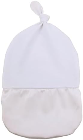 Silky Satin Lined Newborn Hat Hair Care Knot Beanie Hats - Image 3