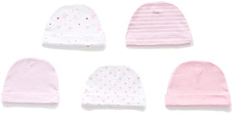 MAMIMAKA Baby Hat and Mittens Set Newborn Baby Hats Caps - Image 2
